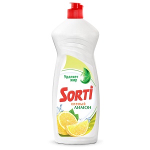 Средство для мытья посуды Sorti "Лимон", 900г, 5шт. (1822-3)