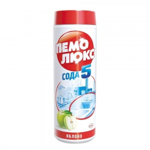 Чистящее средство универсальное Пемолюкс Сода-5 "Яблоко", порошок, 480г (2073824/2414453)