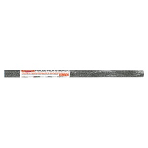 Пленка защитная самоклеящаяся Daswerk, алюминиевая фольга, 0,6х3м, серебро, узор, 2шт. (607846)