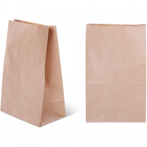 Крафт-пакет бумажный коричневый, 18х12х29см, 70 г/кв.м, 600 шт. (606864)