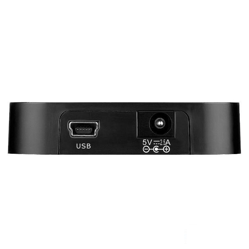 Разветвитель (хаб) USB D-Link DUB-H4, на 4 порта, черный