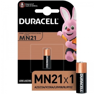 Батарейка Duracell A23/MN21 (12 В) алкалиновая, для сигнализации (блистер, 1шт.) (75053865)