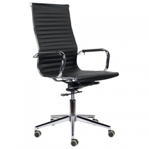 Кресло руководителя Brabix Premium Intense EX-531, экокожа черная, хром