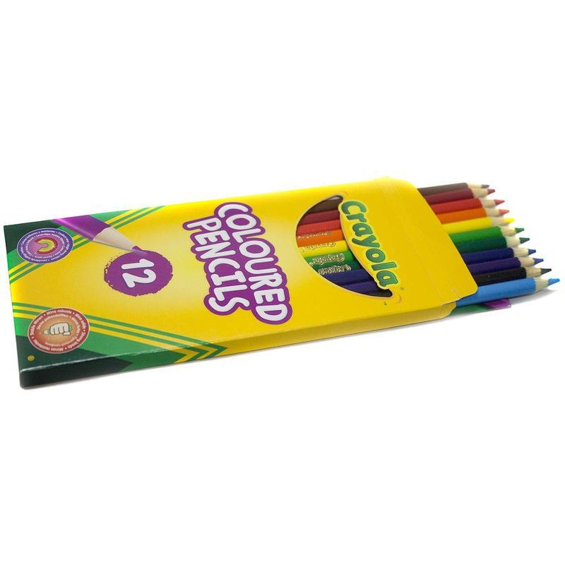 Карандаши цветные 12 цветов Crayola (L=195мм, круглые)