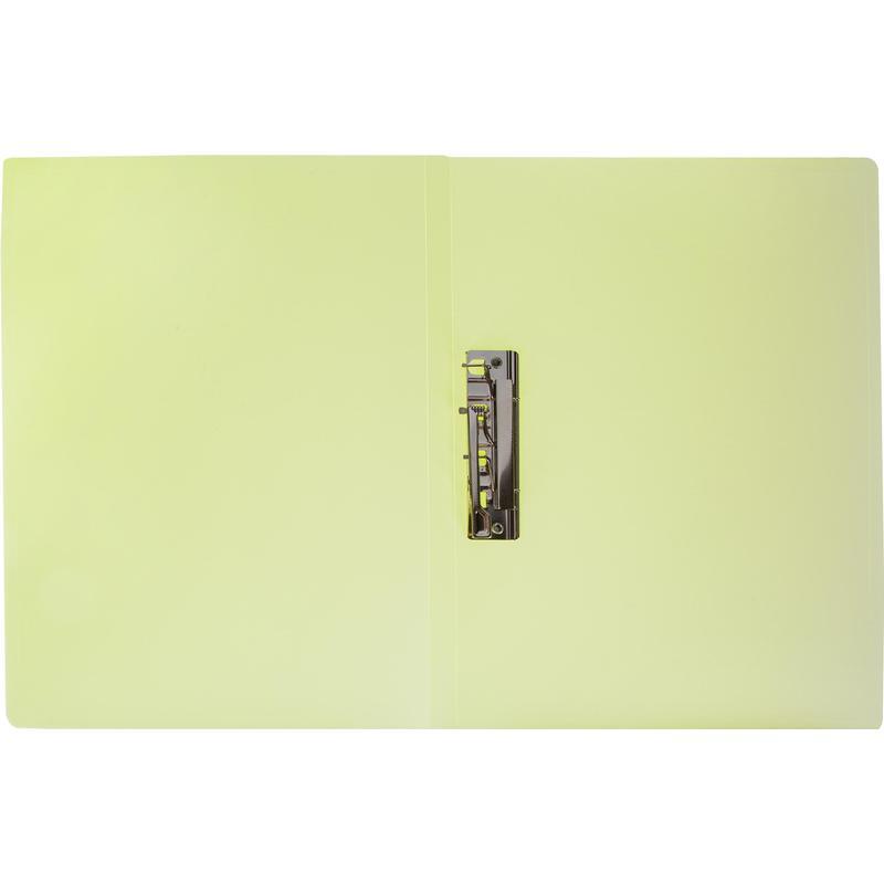 Папка с зажимом Attache Neon (А4, до 120л., пластик) желтая, 30шт.