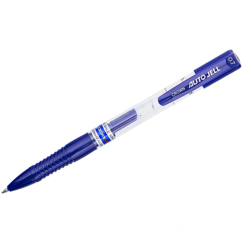 Ручка гелевая автоматическая Crown Auto Jell (0.5мм, синий) 1шт. (AJ-3000N)