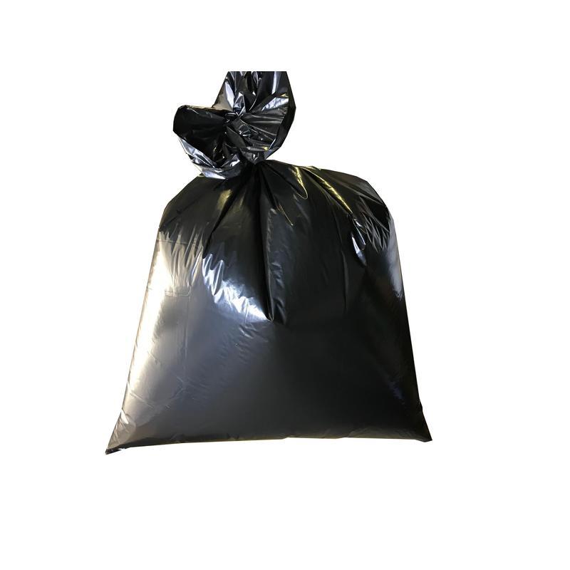 Пакеты для мусора 240л, Luscan (100х140см, 65мкм, черные) ПВД, 50шт., листовое сложение