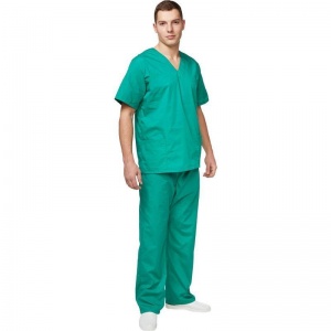 Мед.одежда Костюм хирурга универсальный м05-КБР, куртка/брюки, зеленый (размер 56-58, рост 182-188)