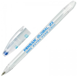 Ручка шариковая Pensan Global-21 (0.3мм, синий цвет чернил, масляная основа) 12шт. (2221)