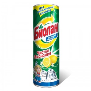 Чистящее средство универсальное Биолан "Сочный лимон", порошок, 400г