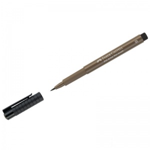 Ручка капиллярная Faber-Castell "Pitt Artist Pen Brush" (кисть, круглая) цвет 178 нуга, 10шт. (167578)