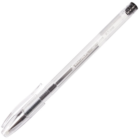 Ручка гелевая Brauberg Jet (0.35мм, черный) 1шт. (141018)