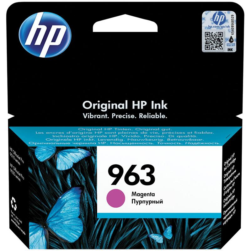 Картридж оригинальный HP 963 3JA24AE (700 страниц) пурпурный