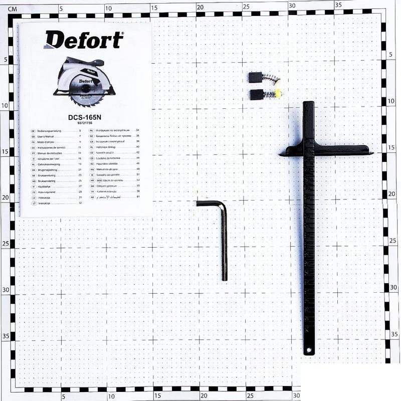 Пила дисковая (циркулярная) Defort DCS-165N (93721756)