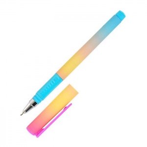 Ручка шариковая Lorex Gradient Cute Double Soft (0.7мм, синий цвет чернил, прорезиненный корпус) 1шт.