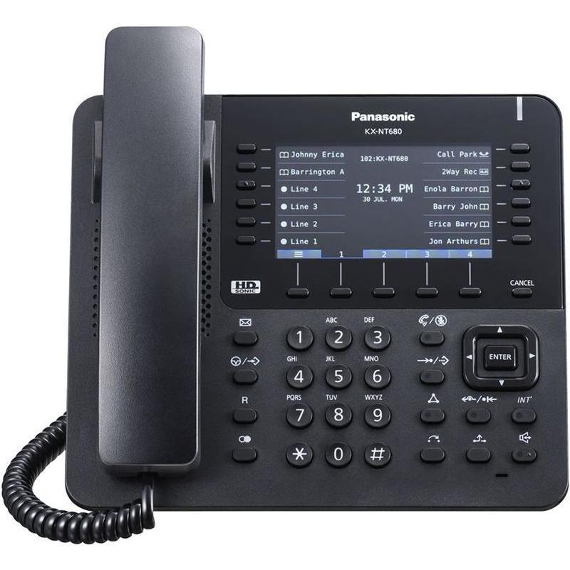 Телефон IP Panasonic KX-NT680RU-B