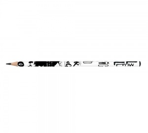 Карандаш чернографитный (простой) Lorex Wood Free Grunge 4ever (НВ, заточенный, пластик, трехгранный, без ластика) 1шт.