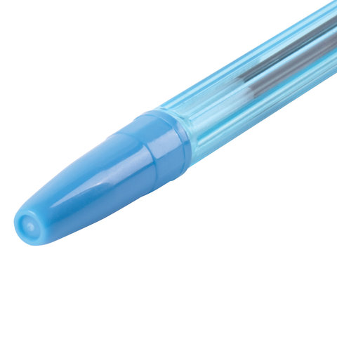 Ручка шариковая Staff Office (0.7мм, масляная основа, синий цвет чернил, корпус тонированный) 1шт. (BP177)