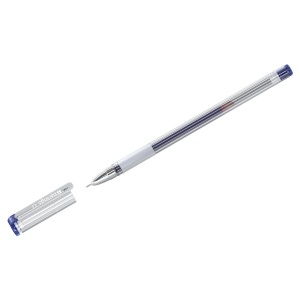Ручка гелевая Berlingo Standard (0.3мм, синий, резиновая манжетка, игольчатый стержень) 1шт. (CGp_50012)