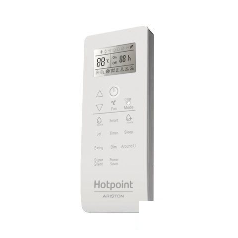 Сплит-система Hotpoint SPIW412HP, внешний и внутренний блок, белый