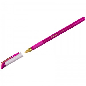 Ручка шариковая Berlingo xGold (0.5мм, розовый цвет чернил) игольчатый стержень, 12шт. (CBp_07505)