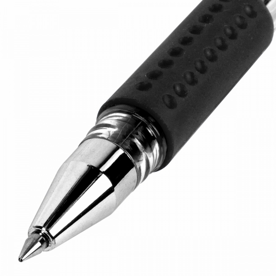 Ручка гелевая Brauberg Extra GT (0.35мм, черный, стандартный узел) (143917), 12шт.