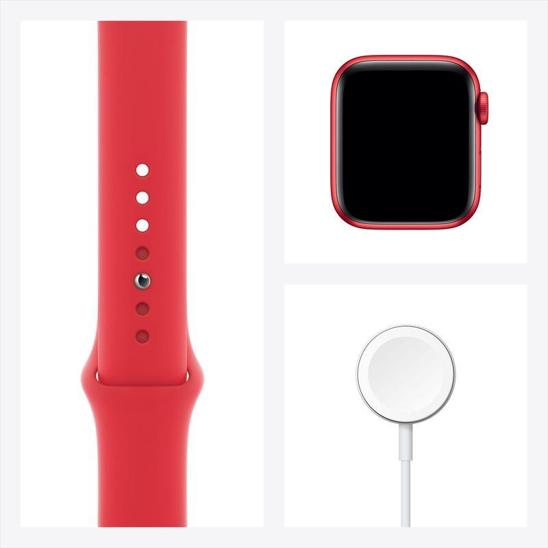Смарт-часы Apple Watch Series 6, красные (M00A3RU/A)