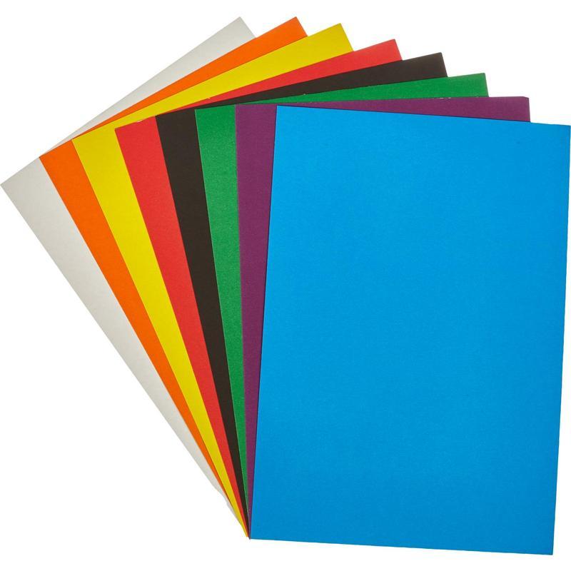 Набор цветной бумаги и картона Апплика (16 листов, 8 цветов матовой бумаги, 8 листов картона, А4) (С1832-01,02,03,04), 25 уп.