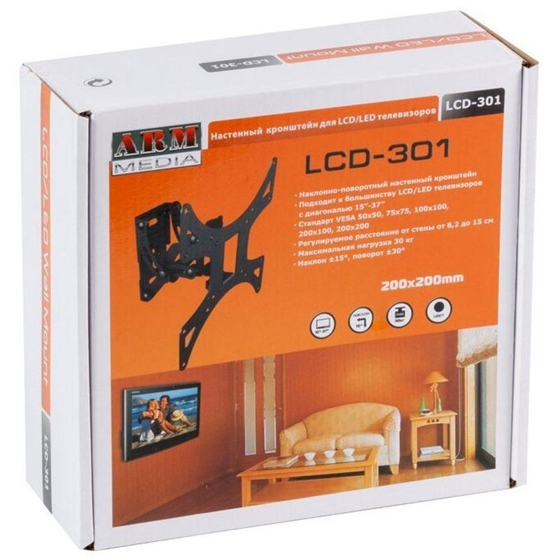 Кронштейн для ТВ Arm Media LCD-301, черный