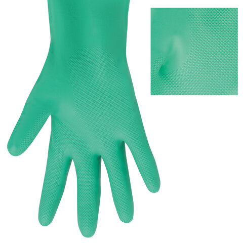 Перчатки одноразовые нитриловые Лайма &quot;Нитрил Expert&quot;, 75г, гипоаллергенные, размер 9, L, 4 пары (605002)
