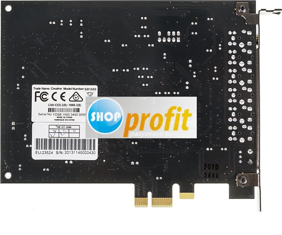 Звуковая карта PCI-E Creative Audigy RX 7.1, 7.1, retail (70SB155000001)