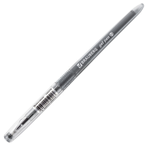 Ручка гелевая Brauberg Diamond (0.25мм, черный) 24шт. (143379)