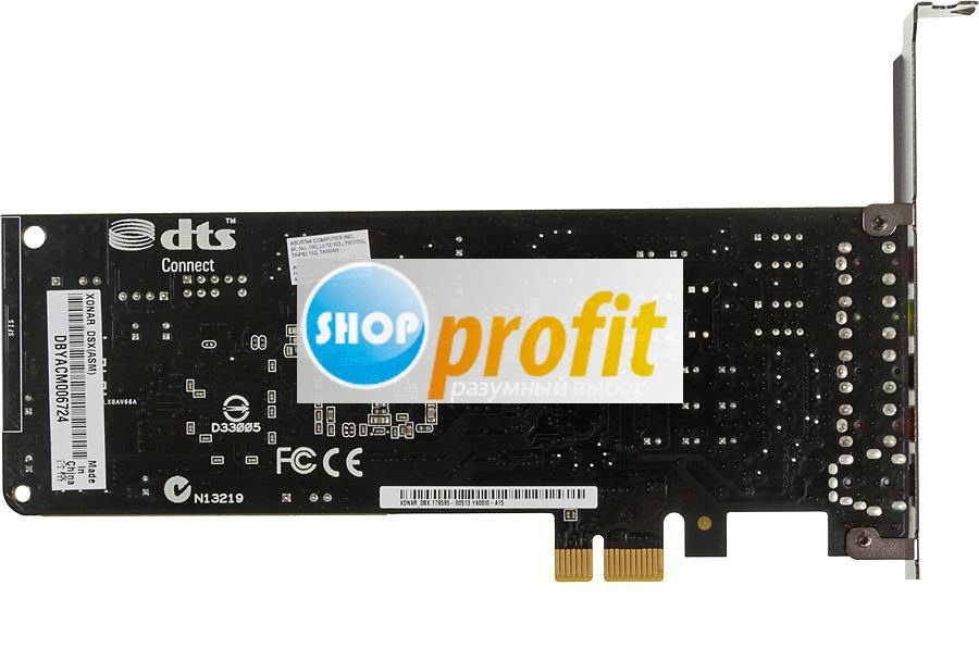 Звуковая карта PCI-E Asus Xonar DSX, 7.1, retail (90-YAA0P1-0UAN0BZ)