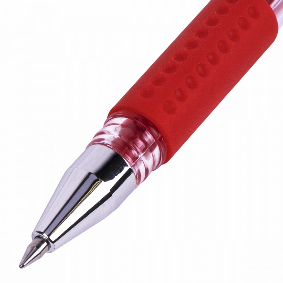 Ручка гелевая Brauberg Extra GT (0.35мм, красный, стандартный узел) (143920)