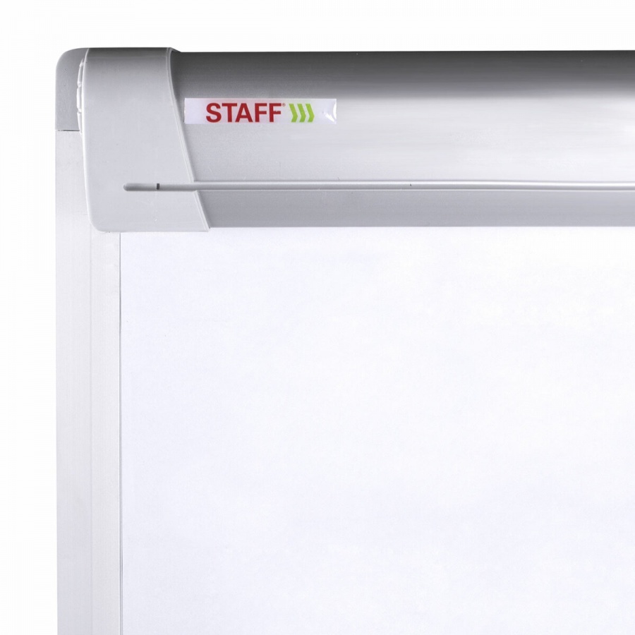 Доска-флипчарт с дополнительными держателями для бумаги, магнитно-маркерная, 70х100 см, пятилучие, STAFF, (238005)