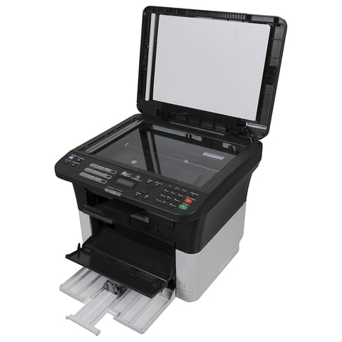 МФУ монохромное Kyocera FS-1025MFP, белый/черный, USB/LAN (1102M63RU0/1102M63RUV)