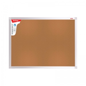 Доска пробковая Berlingo Premium (60x45см, алюминиевая рамка, коричневая) (SDp_02040)