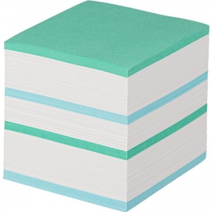 Блок-кубик для записей Attache запасной, 90x90x90мм, разноцветный