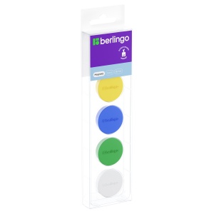 Магнитный держатель усиленный для досок Berlingo Ultra (d=30мм) цветной, 5шт. (SMm_03020)