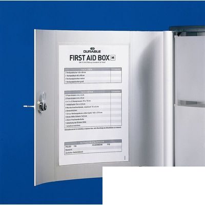 Аптечка металлическая Durable First Aid Box M, 302х118х280мм (1970-23)