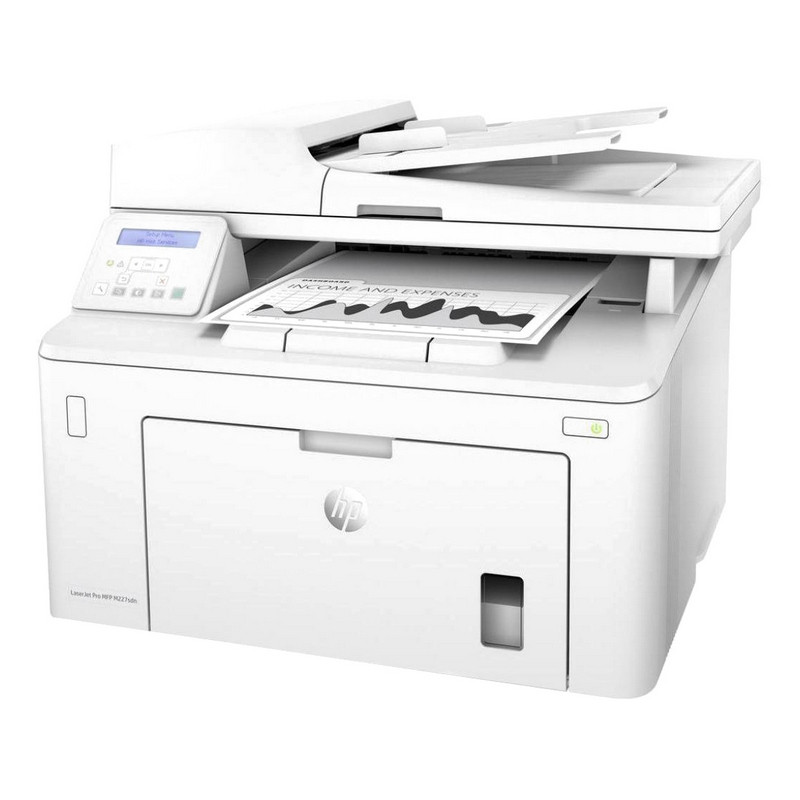 МФУ монохромное HP LaserJet Pro M227sdn, белый, USB/LAN (G3Q74A)