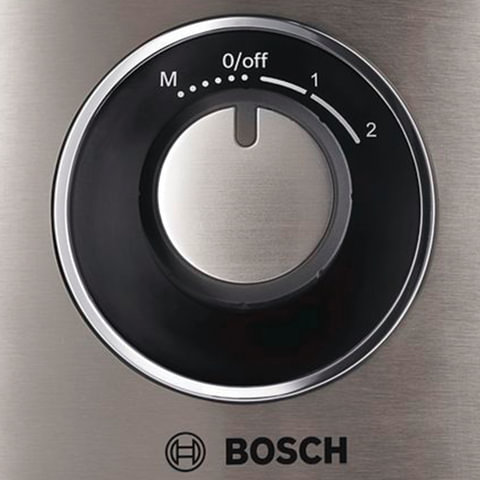 Кухонный комбайн Bosch MCM3401M, 2 скорости, 6 насадок, черный