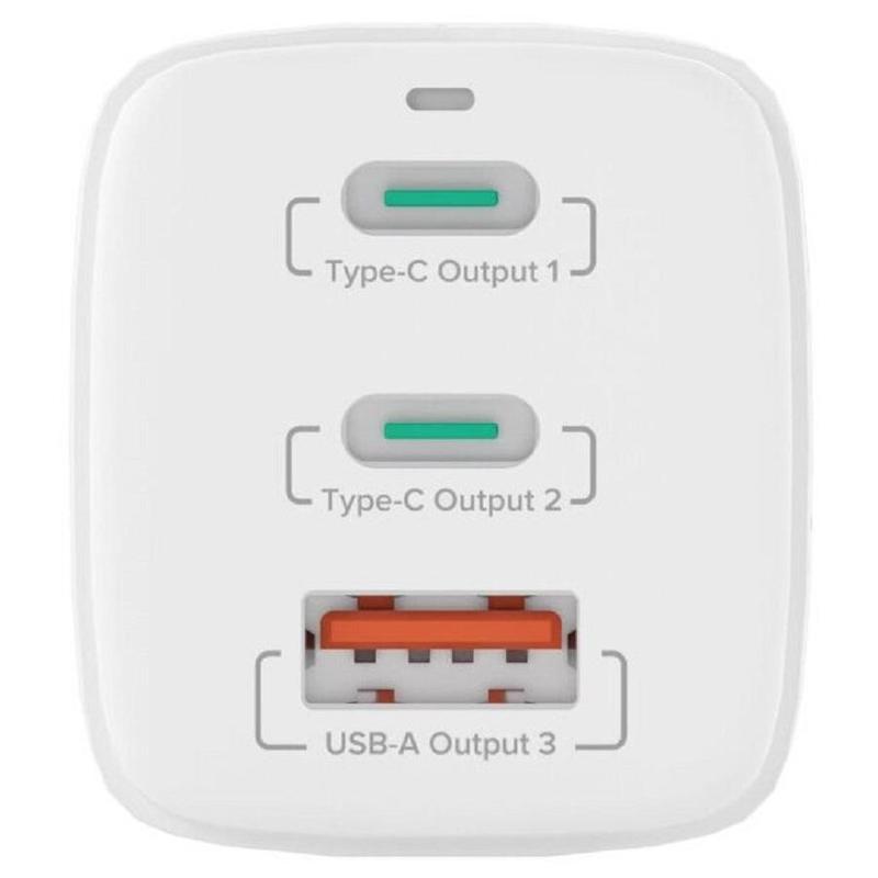 Сетевое зарядное устройство Lyambda LS-D70 USB+2Type-C 5 A