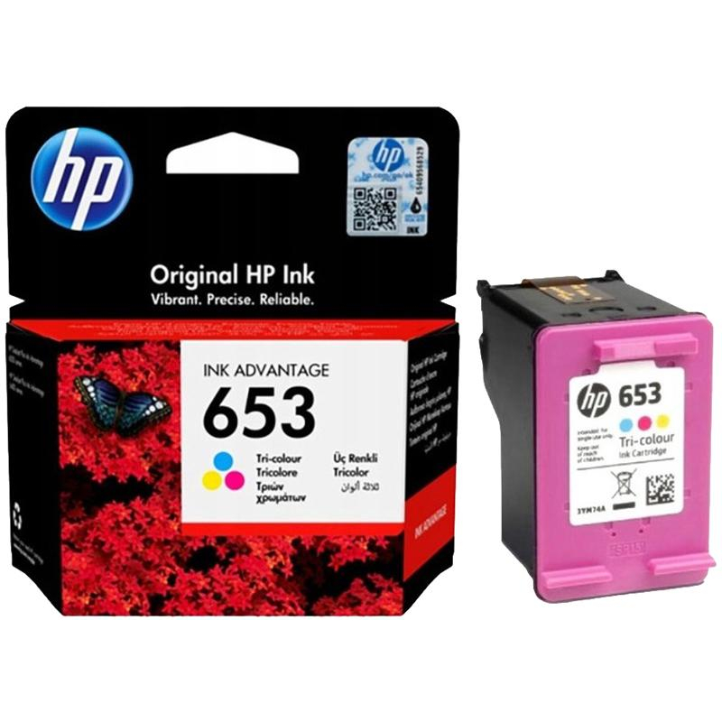 Картридж оригинальный HP 653 3YM74AE (200 страниц) цветной