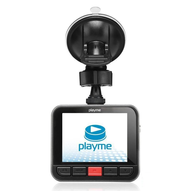Автомобильный видеорегистратор PlayMe Midi, черный