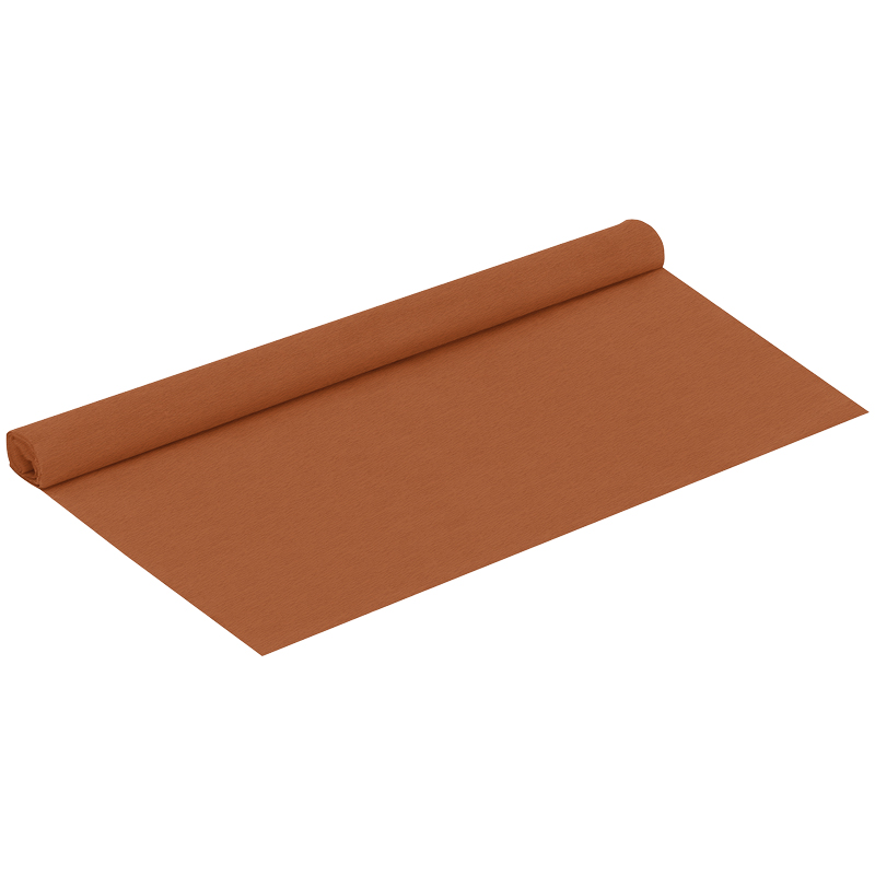 Бумага цветная крепированная Три Совы, 50x250см, 32 г/кв.м, светло-коричневая, в рулоне, 1 лист (CR_43989)