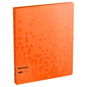 Папка файловая 40 вкладышей Berlingo Neon (А4, пластик, 24мм, 1000мкм) оранжевый неон (DB4_40394)