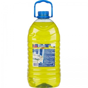 Средство для мытья посуды Золушка "Лимон", 5л, бутыль ПЭТ (М04-2), 4шт.