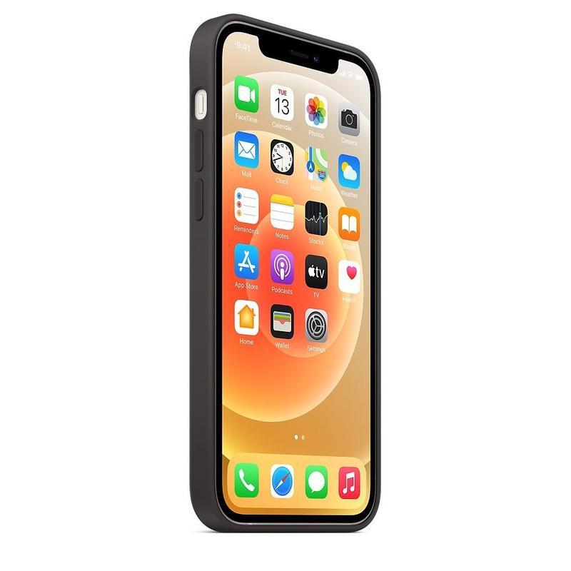 Чехол-накладка (клип-кейс) Apple Silicone Case MagSafe для iPhone 12 / 12 Pro, черный (MHL73ZE/A)