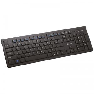 Клавиатура SmartBuy Slim 206, USB, мультимедийная, черный (SBK-206US-K)